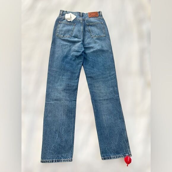 SANDRO Faded Jeans Straight Leg Style Size 36 (4-6) - Picture 10 of 16